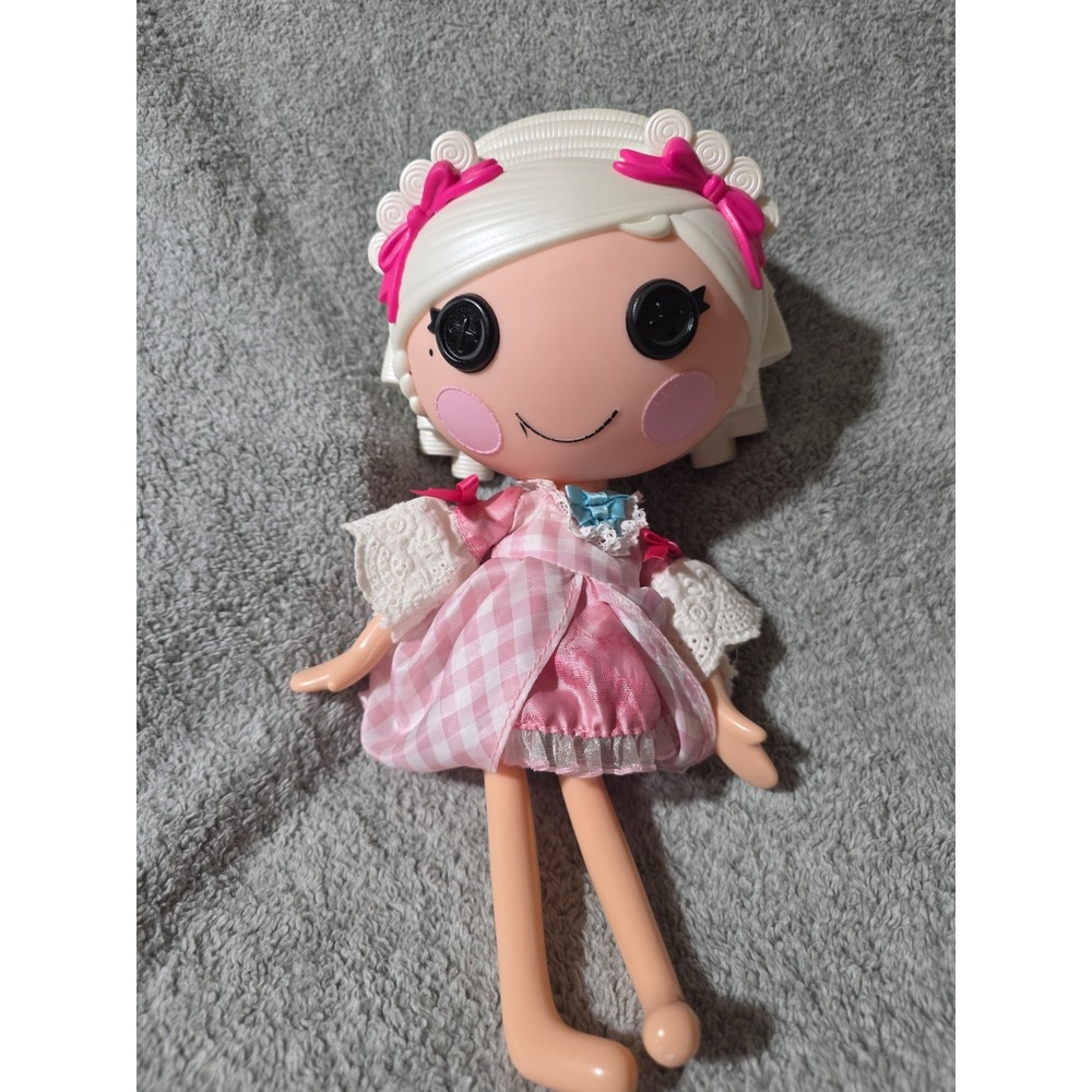 Lalaloopsy Suzette La Sweet Doll 12 Inch Full Size Gingham White Hair